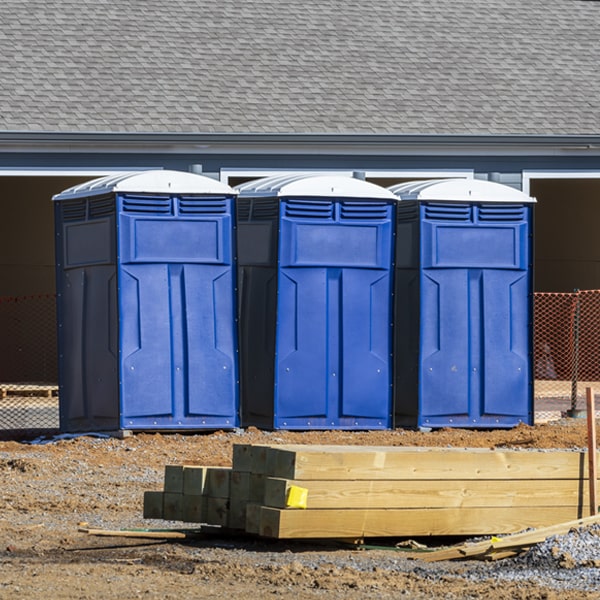 how can i report damages or issues with the porta potties during my rental period in Griggstown NJ